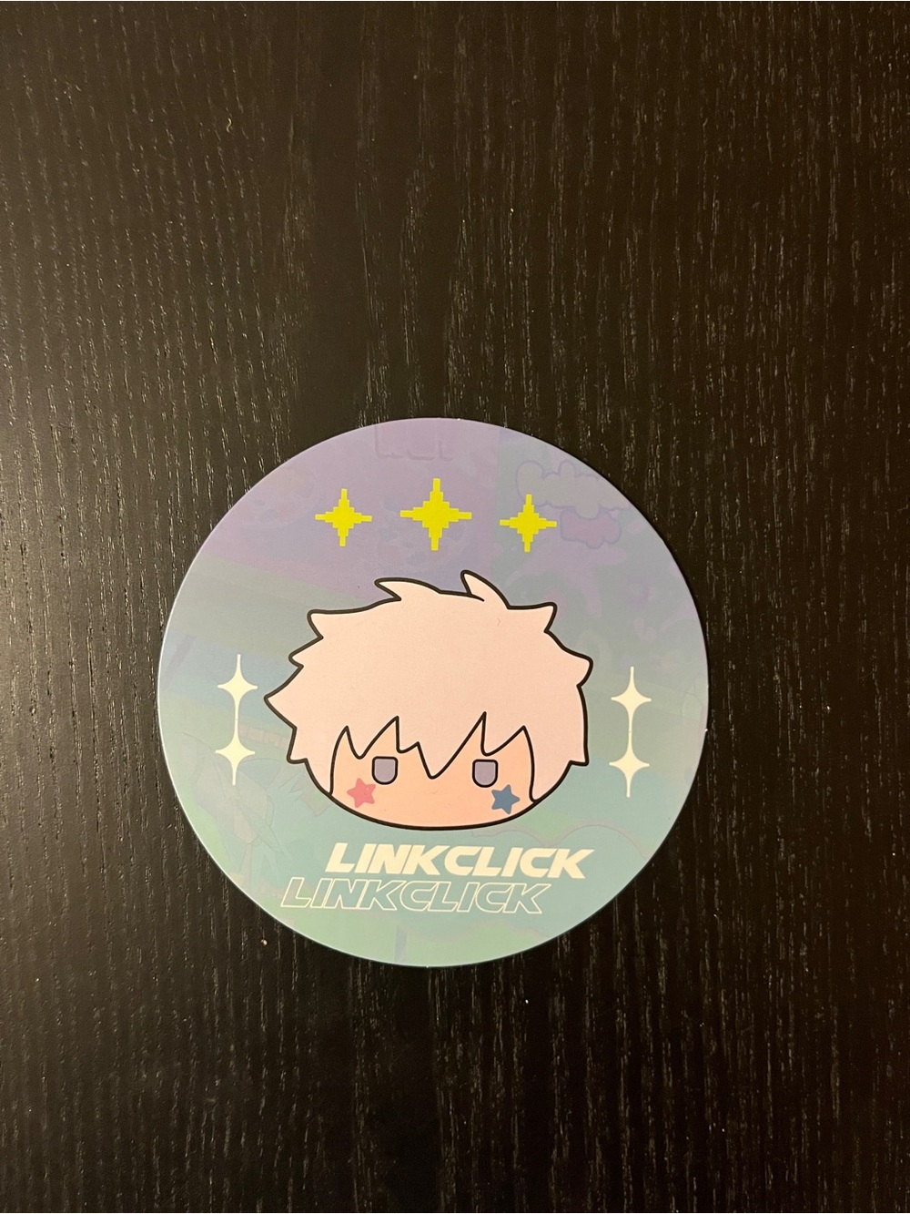 bilibili Goods Link Click Lu Guang Round Paper Card Tag 4" White